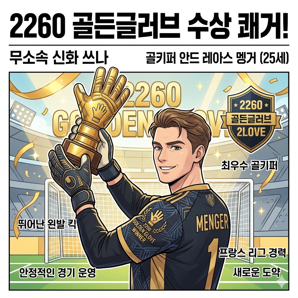 Andreas Menger 2260 골든글러브 수상